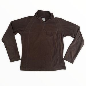 Columbia Brown Lightweight Fleece Small
